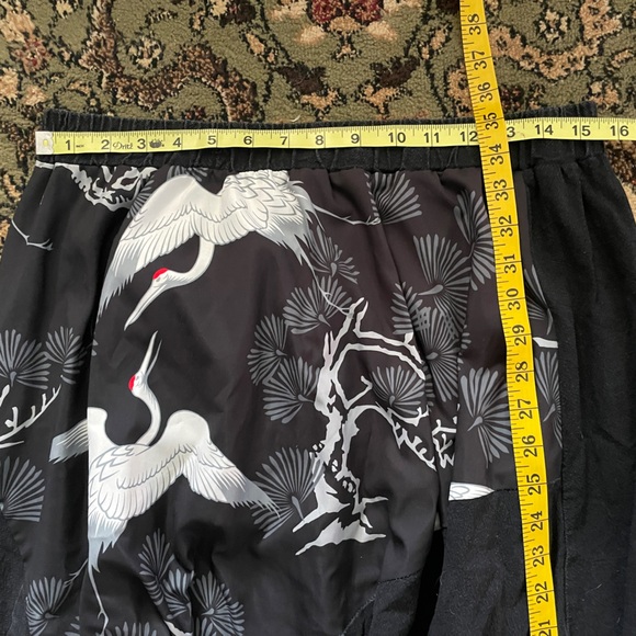 Kidoriman Crane Textured Harem Pants - Picture 6 of 6